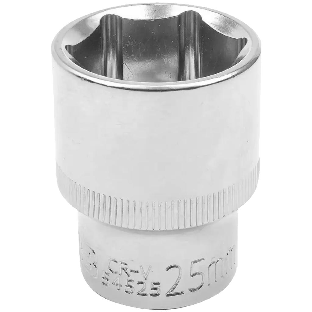 JCB 1/2" 25mm 6-point Cr-V Socket Wrench