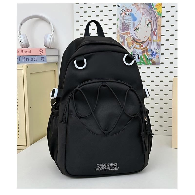 Korean Cute Schoolbag Female High capacity Junior and Senior High School Students' Schoolbags Leisure Joker Backpack Light Travel Backpack.