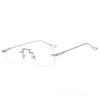 Anti Radiation Glasses for Women Men Rimless Computer Eyewear Anti Blue Light Frameless Eyeglasses