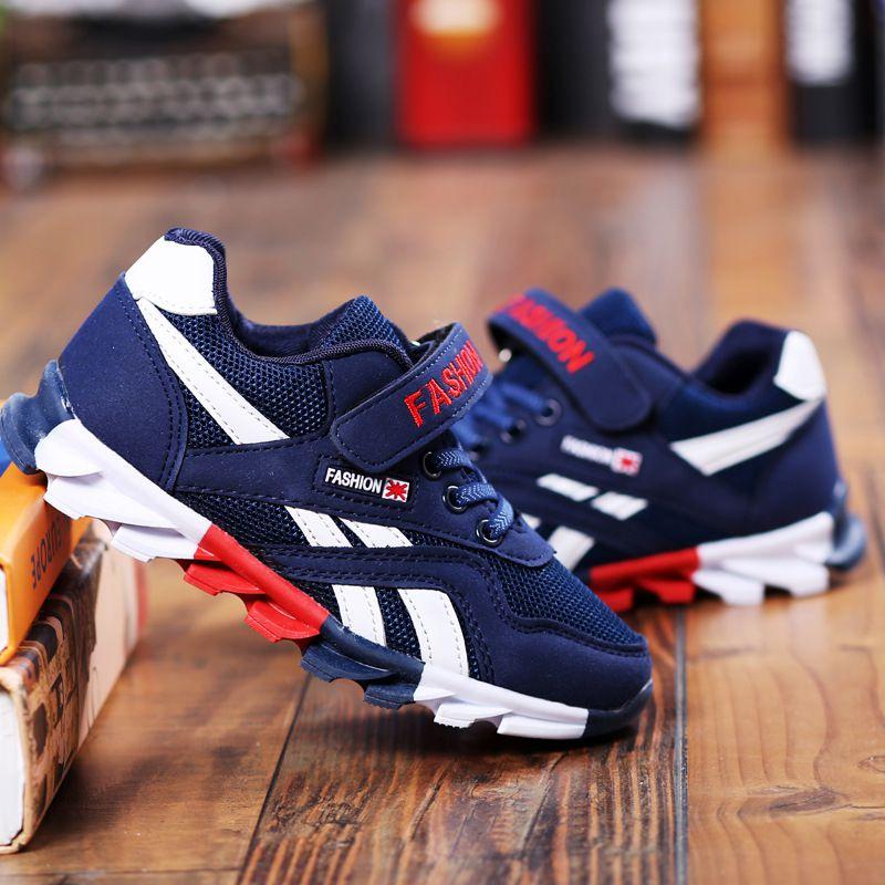 

Sport Kid Children Shoes Kids Boys Sneakers Girls Casual Breathable Running Shoe EU29 темно-синий