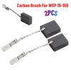 2 st kolborstar för Metabo 316055220 för WEP 15-150 vinkelslipare kolborstar ersättning elverktyg metallslipning