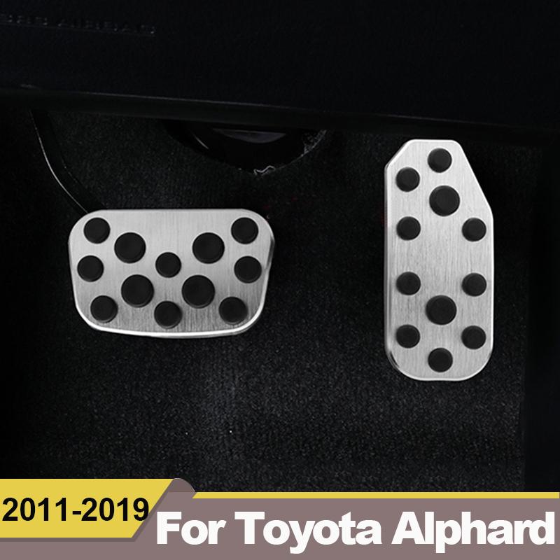 

Для Toyota Alphard 2011 2012 2013 2014 2015 2016 2017 2018 AT Педаль акселератора Гальмівний футляр Нековзкі накладки Аксесуари 2015-2019 Silver