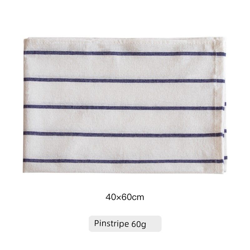 

Linen Gingham Placemat Insulation Plate Pure Cotton Table Cloth Placemat for Western Food Napkin Placemat Posing and Photograph Background Fabric Pinstripe 40*60cm