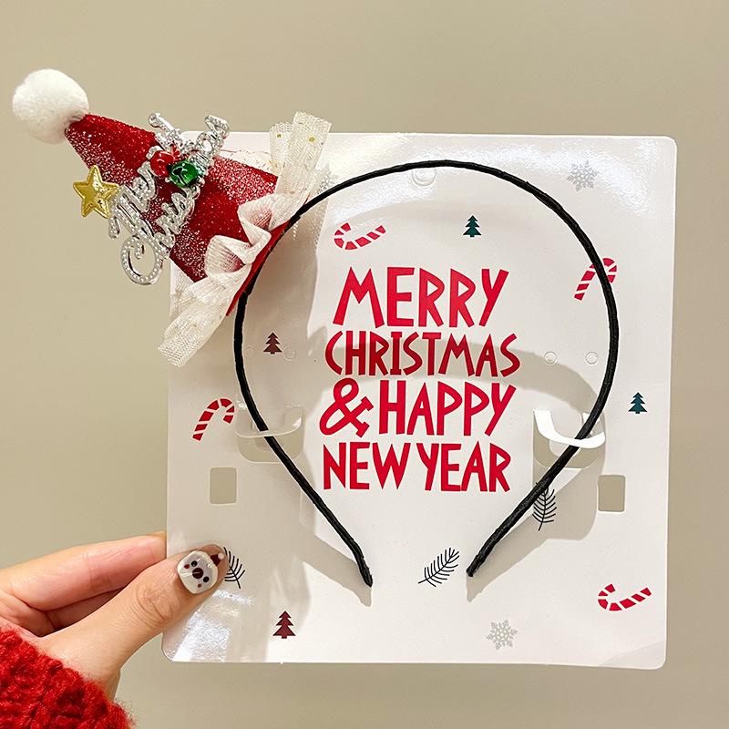 Mori Style Reindeer Antler Headband: Cute Christmas Hair Clip for Women & Kids
