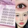Glue Free Manga Lashes With Jelly Glue Strips 3D False Eyelashes Cat Elf Eyelashes  Party Supplies