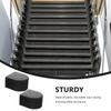 2Pcs Premium Plastic Ladder End Caps Thickened Top Cover for Aluminum Telescopic Ladders Ladder Stabilizer Protector Replacement