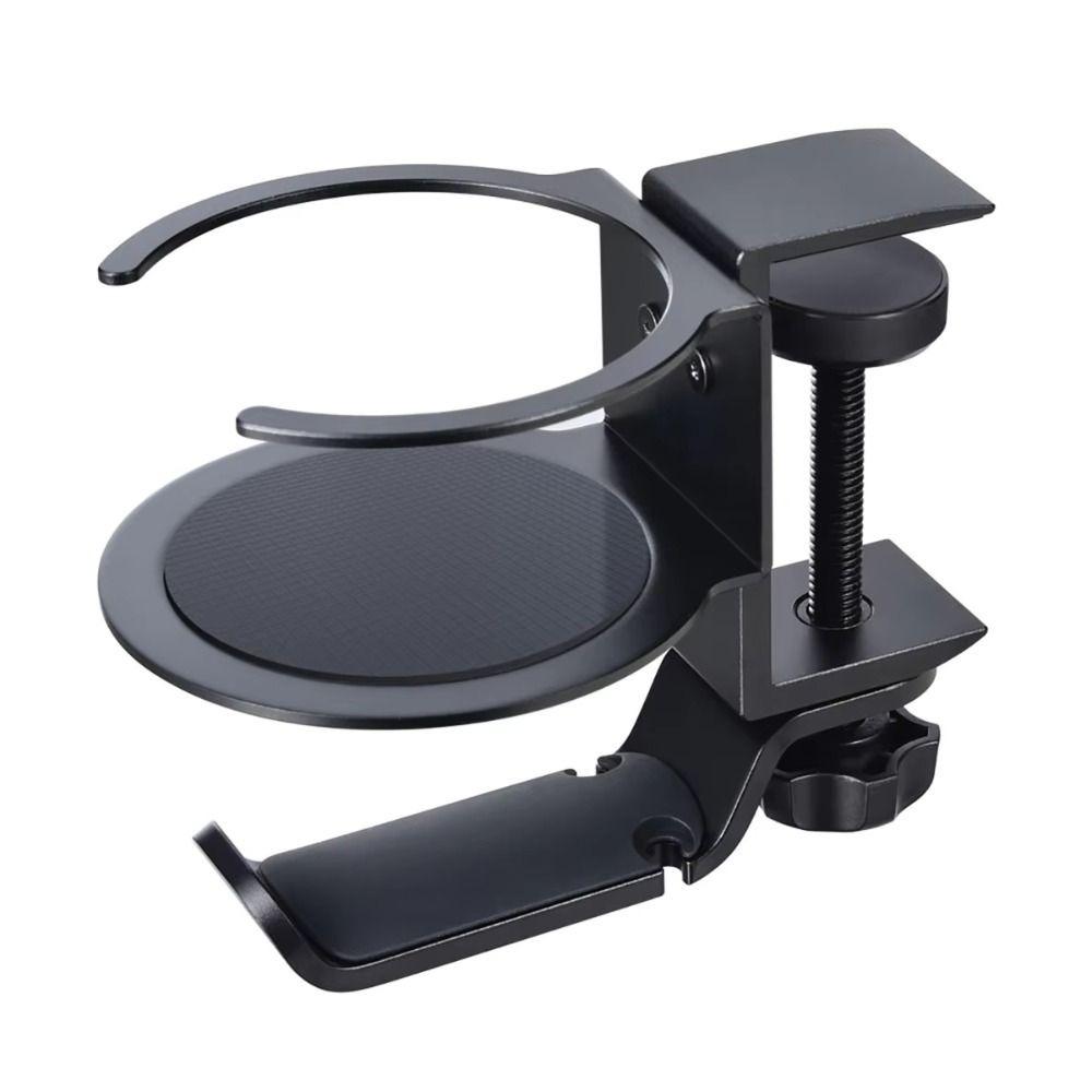 Desktop Mount Cup Headphone Stand Holder 2 In 1 Headset Bracket Hanger  for Gamers