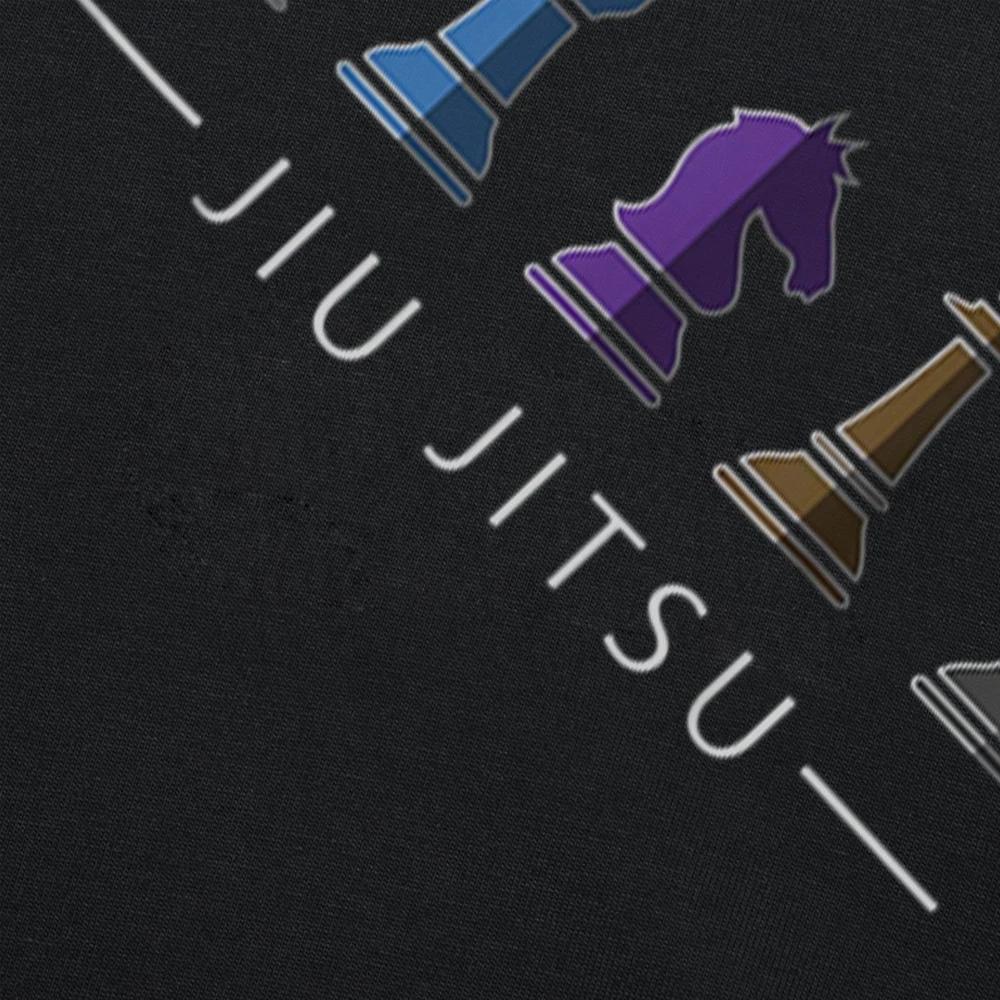 BJJ Brazilian Jiu Jitsu Chess Belt Fighter T Shirts Graphic Cotton Streetwear Short Sleeve Birthday Gifts Summer Style T-shirt