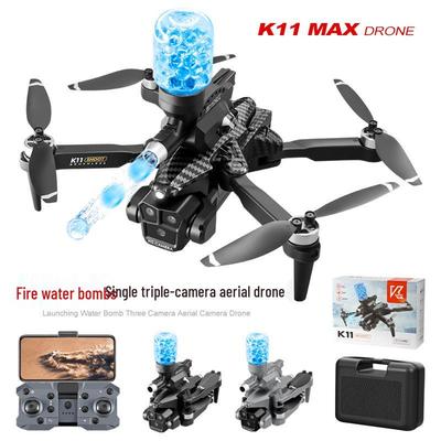 K11Max Drone: Brushless Motor Quadcopter with Triple Cameras, Water Bomb Launch, Remote Control