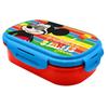 Brotdose und Besteck - KINDER LIZENZ - Disney Mickey - Rot/Blau - Vollwertige Mahlzeit - Kind