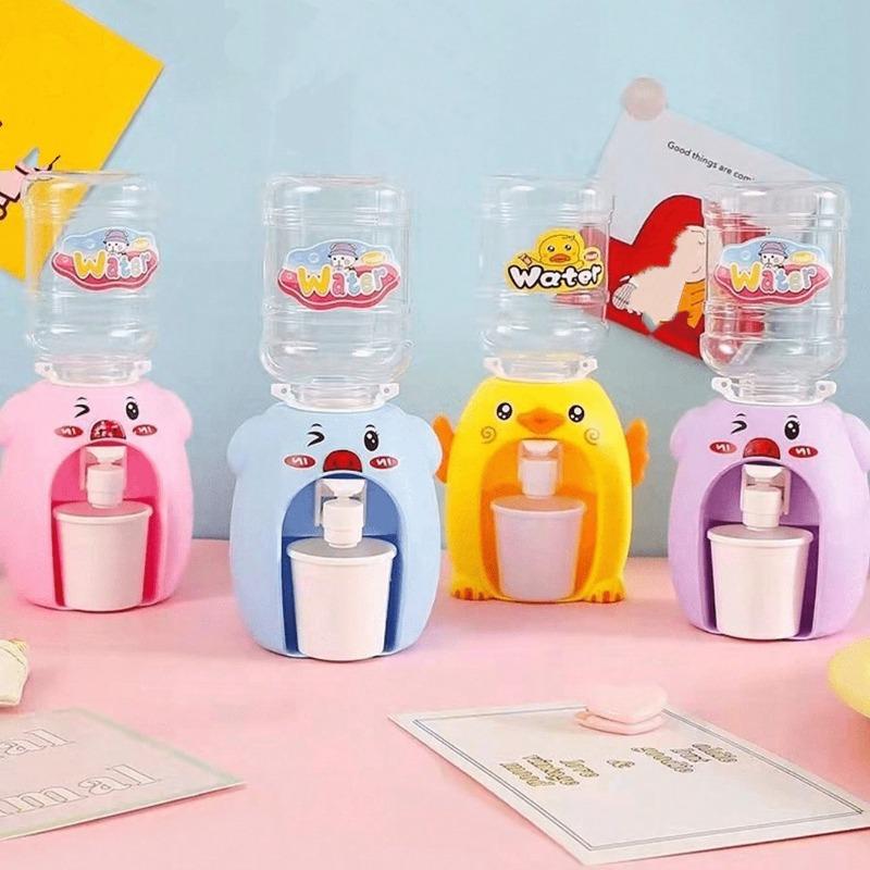 Fun Mini Water Dispenser Toy Real Water Outlet Simulation Kitchen Playhouse Toy Interactive Pretend Play Game for Kids