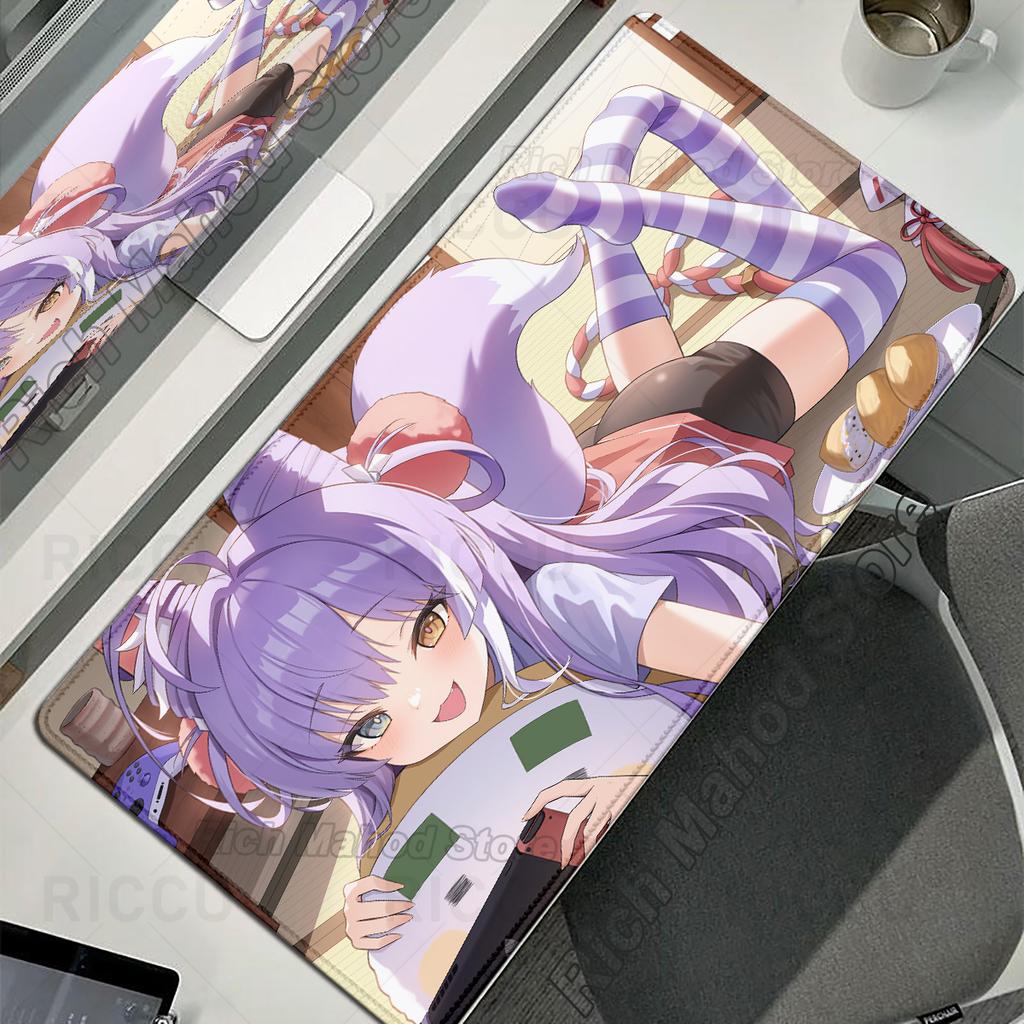 Xxl Anime Mousepad Cute Girl Tenko Shibuki E-Sports Keyboard Desk Mat Non-Slip Rubber Mouse Mat Extended Pad Office Accessories