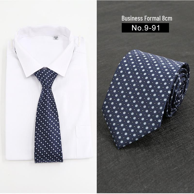 Men's Formal Business Casual Solid or Striped Tie