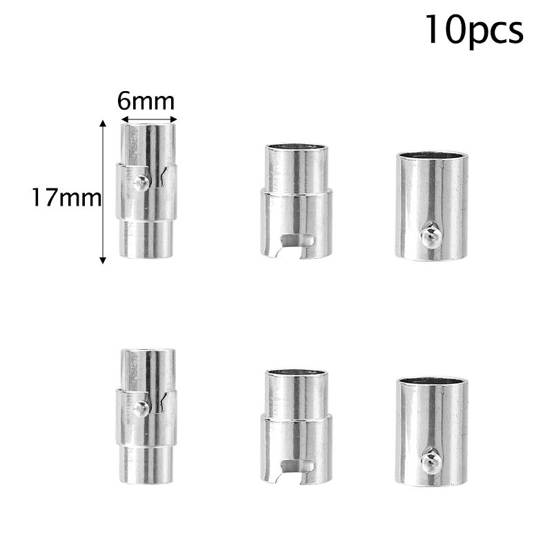 Louleur Round/Heart Strong Magnetic Clasps Magnet End Clasp Connectors for Jewelry Making DIY Bracelet Necklace Accessories
