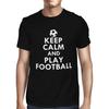 1Tee Mens Keep Calm And Play Football T-Shirt