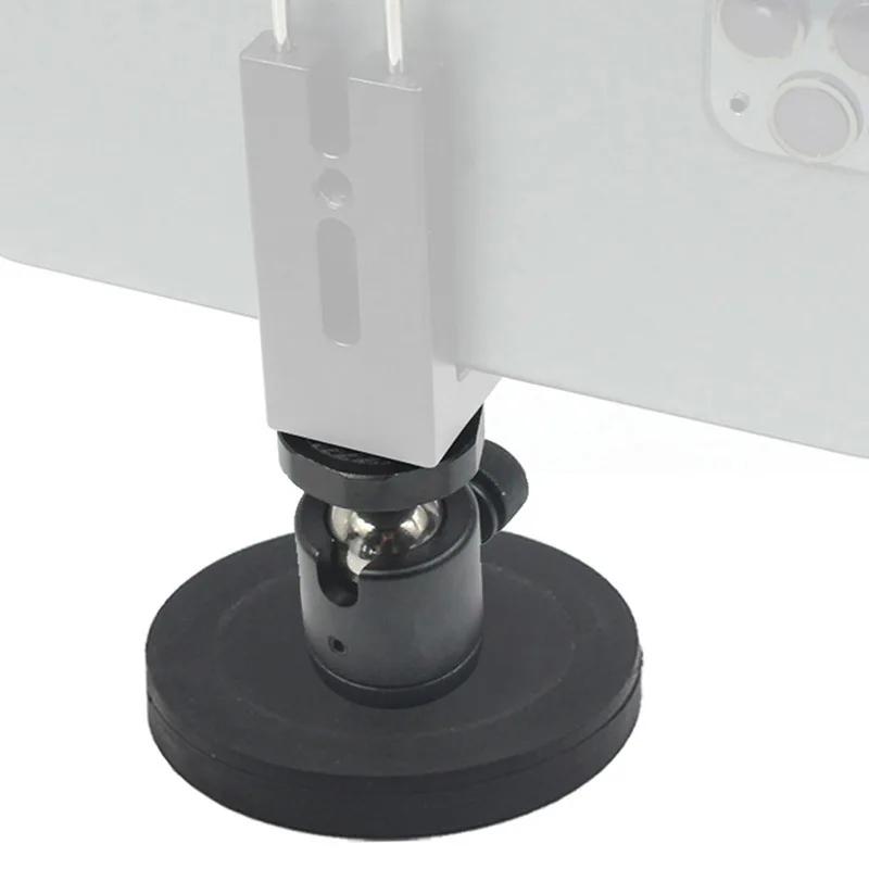 Mocna przyssawka magnetyczna Śruba 1/4 cala Głowica kulowa Mocowanie Podstawa Adapter do Aparatu DSLR Statywu Monopodu Kamery Lampy