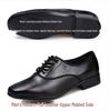 Men's Genuine Leather Perforated Dance Shoes for Waltz & Modern Square Dance