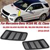 Para Mercedes-Benz W166 Classe ML GL GL350 GL450 2012-2015 Tampa da Grade de Ventilação do Capô do Carro Acessórios Automotivos 1668800105 1668800205