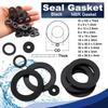 1/8" 1/4" 3/8" 1/2" 3/4" ~ 2" BSP NBR Nitrile Rubber Washing Machine Shower Hose Washers Gaskets SealsWasher Thick 1.4mm-3.5mm