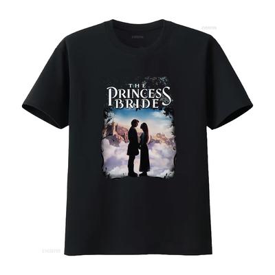 Vintage The Princess Bride Classic Fantasy Movie Poster Print Casual T Shirt Vintage Washed Comfortable Homme Streetwear