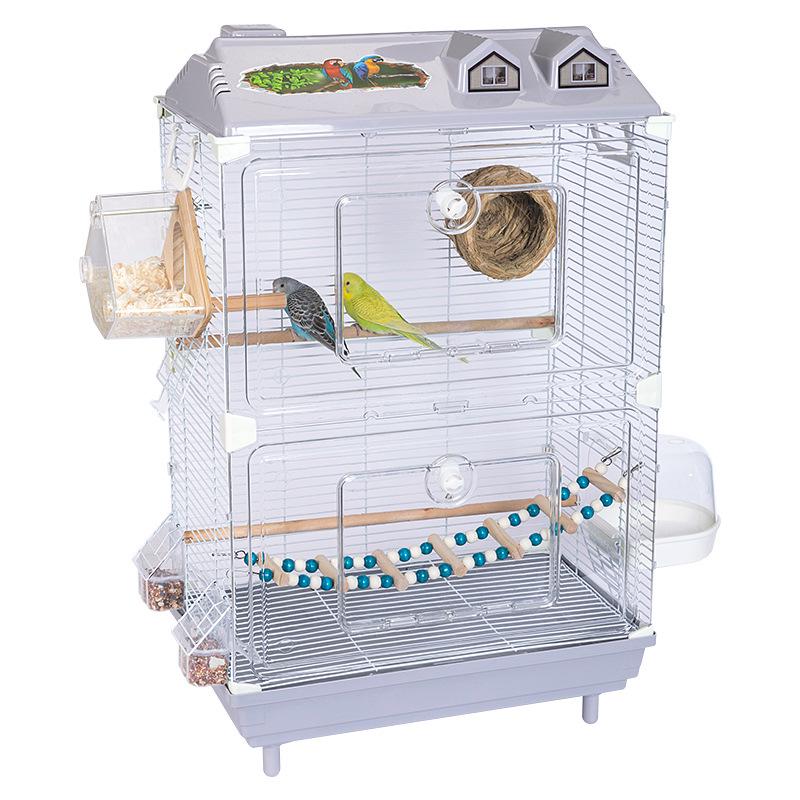 ClearView Zier Vogelkäfig für Finken und Wellensittiche - Großes Villen Design