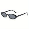 2PCS New Small Frame Sunglasses for Women European and American Retro Sunglasses for Women Jelly Color Sunscreen Sunglasses