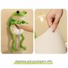 Soft Frog Plush Toy With Cloak Long Legged Frog Plush Doll Green Frog Doll  Home Decoration