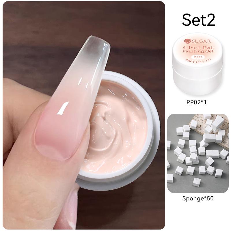 UR SUGAR Gel Pot: No-Wash Nail Art & Gradient Set