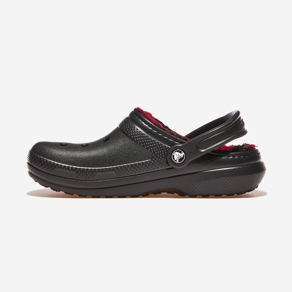 [Crocs] Classic Lined Buff Check Clog [CRS210738] [Shipped from Korea] 100% Authentic