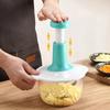 Manual Press Vegetable Mincer Removable Handheld Food Chopper Garlic Mincing Machine  for Home