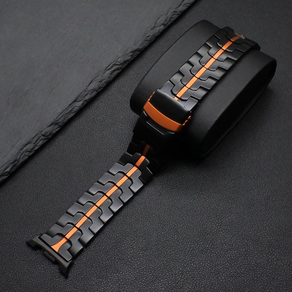 Titan Luxus Armband für Samsung Galaxy Watch 8 Classic 46mm 8 44/40mm Herren Metallband für SAMSUNG Galaxy Ultra 7 47mm Armband
