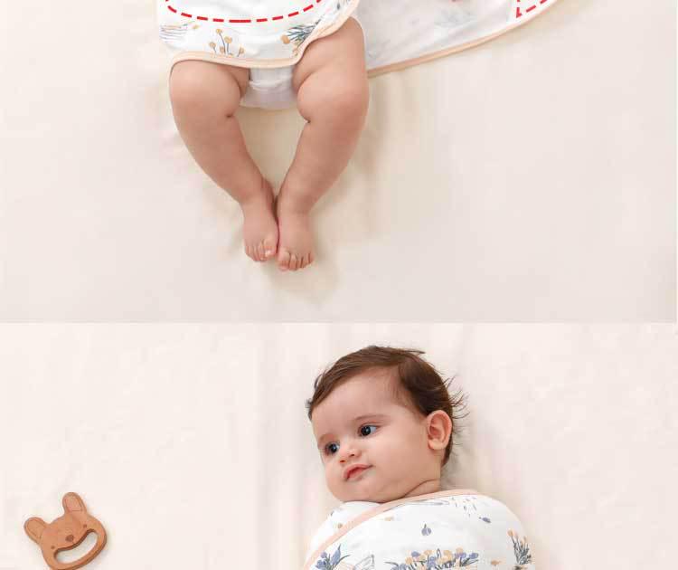Saco de dormir anti-sobresalto para recién nacidos - Ligero para Primavera/Verano
