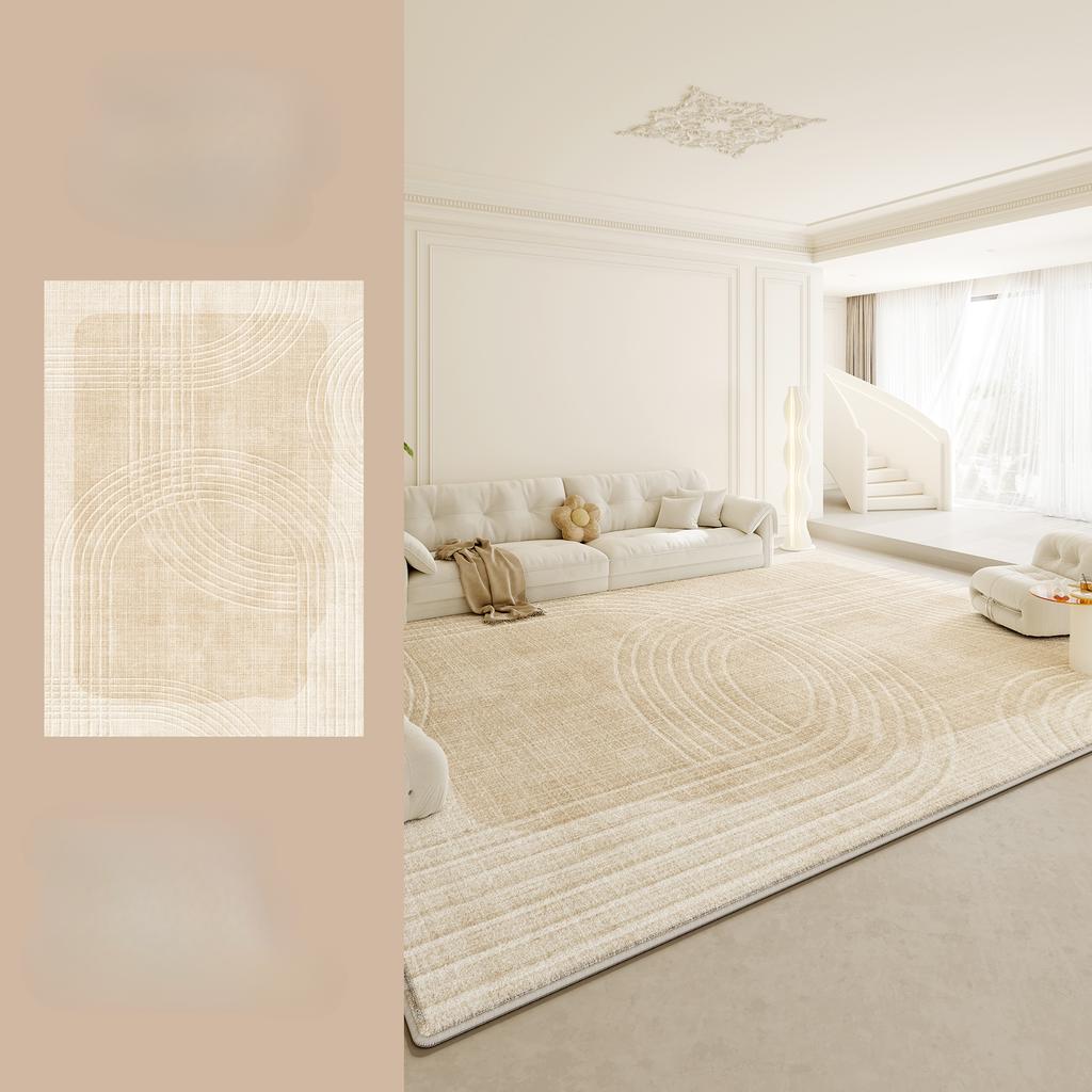 Large Area Rugs for Bedroom Cream Style Living Room Decoration Plush Carpet Home Fluffy Soft Rug Thick Anti-slip Study Floor Mat