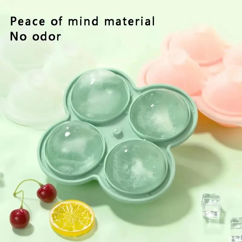 1pc Large Silicone Ice Cube Trays - Easy-Release, No Leakage, Perfect for Whiskey, Cocktails, Juice, and Parties