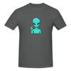 Zorgo Alien Thumbs Up Funny Space Alien Approval Sticker Slim Fit Tshirt Casual And Relaxed Solid Colors Short Sleeve