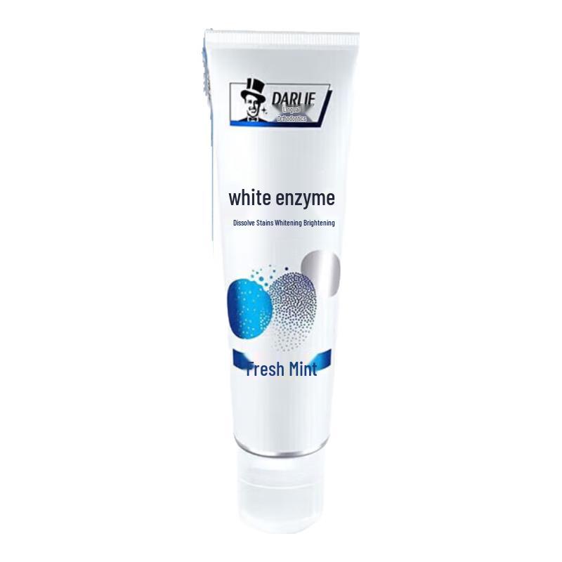 Darlie Fresh Mint Whitening Toothpaste with White Enzyme & Toothbrush