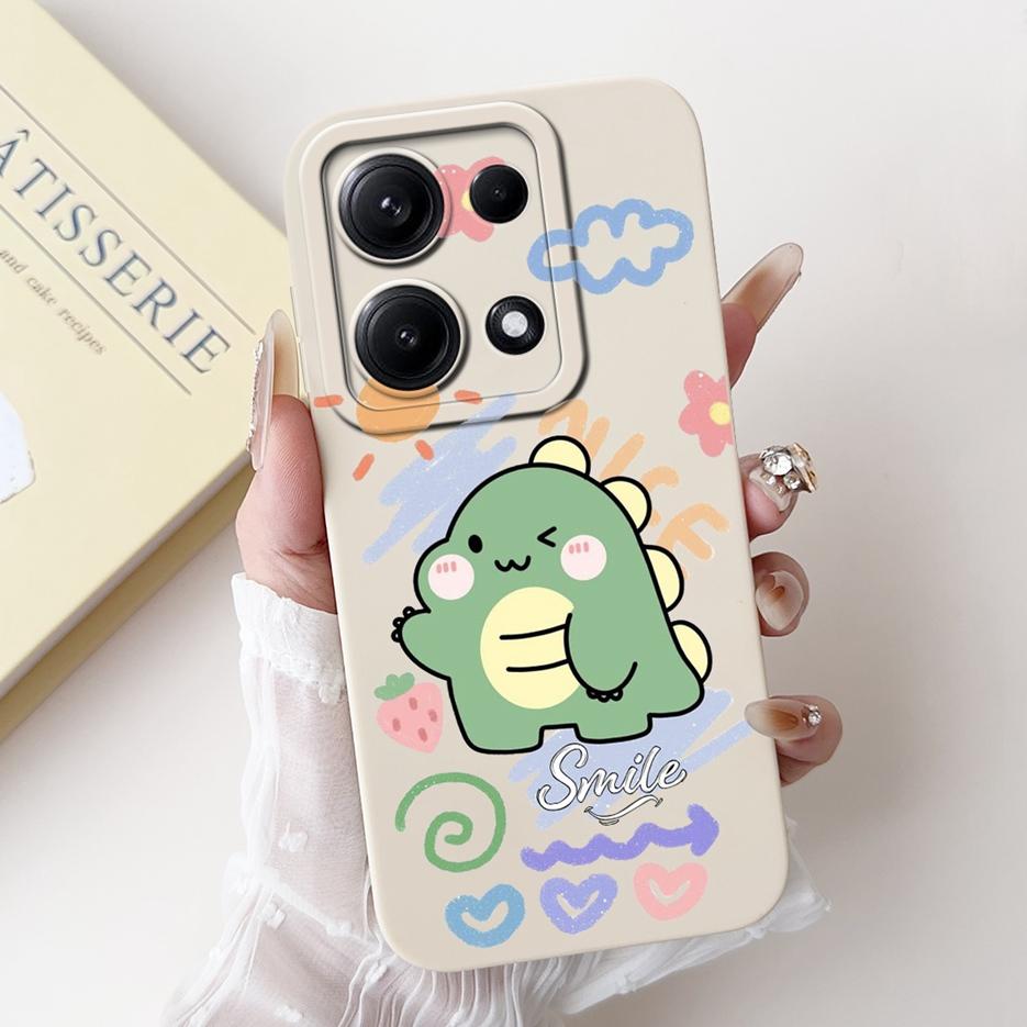 For Xiaomi Redmi Note 14S Case 6.67'' Cute Cat Dinosaur Cartoon Cover Matte Phone Case For Redmi Note 14S Note14S 4G Soft Fundas