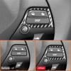 Carbon Fiber Car Steering Wheel Buttons Panel Trim Frame Decoration Sticker For LEXUS GS 2006-2011 Interior Accessories