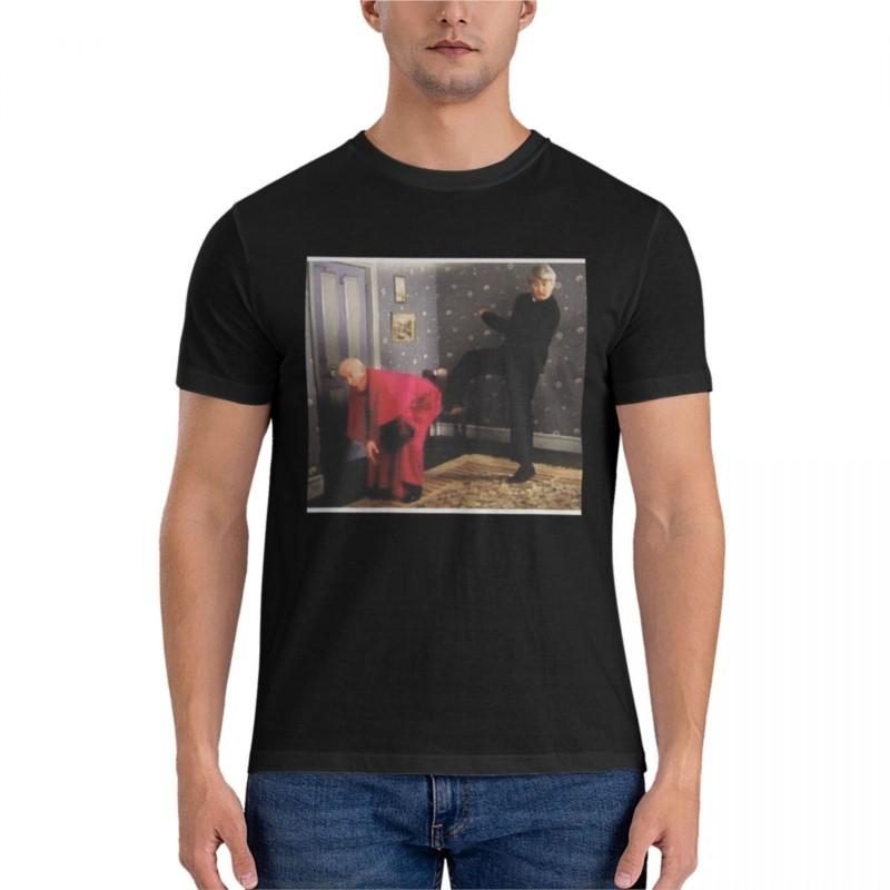Father Ted Framed Picture of Bishop Brennan Being Kicked up the Arse Classic TShirtpng Essential TShirt Tshirt short
