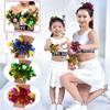 2pcs 10 Styles Cheap Practical Cheerleading Children Dance Pompoms  Sports Games Bracelet