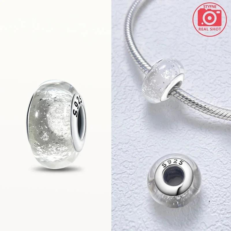 Coppereffervescence Murano Glass Original Colored Beads Fit Original Charm Bracelet Fine Jewelry Diy Giftsfor Women