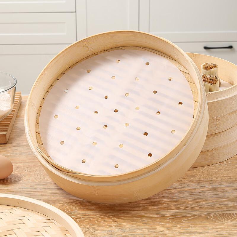 Meiliya Einweg-Runde Silikon-Dampfgarfolien