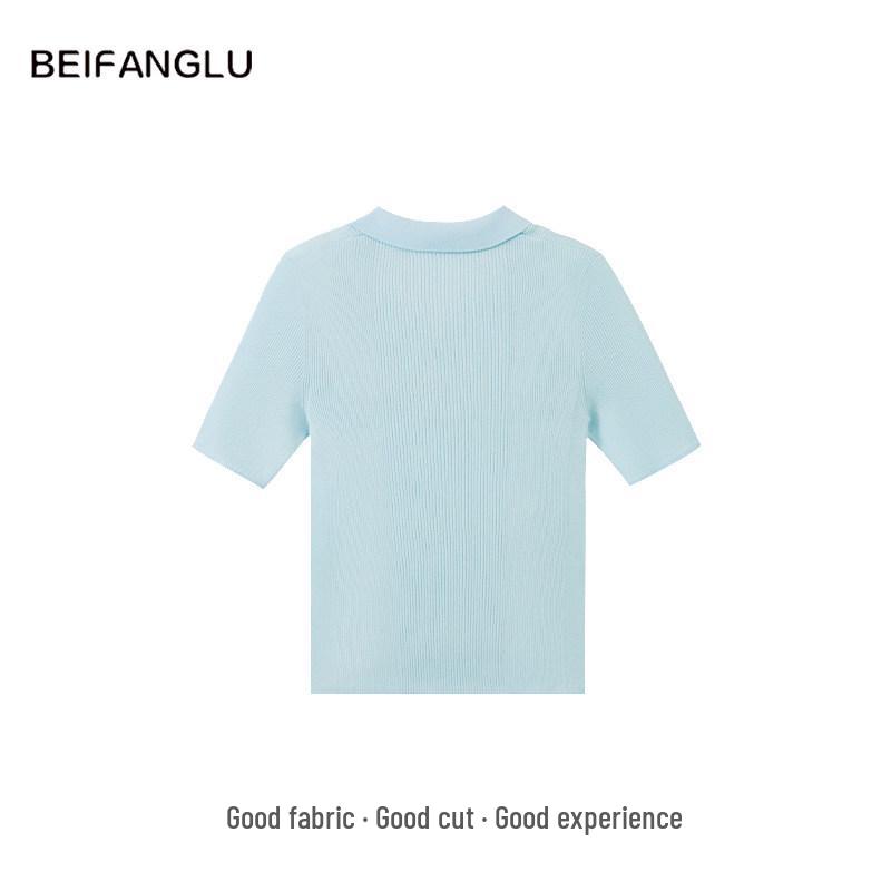 Northern Deer Spring-Summer Knit Polo: 55.5% Lyocell, 32.9% Cotton, 11.6% Linen, Short Sleeve 261132.