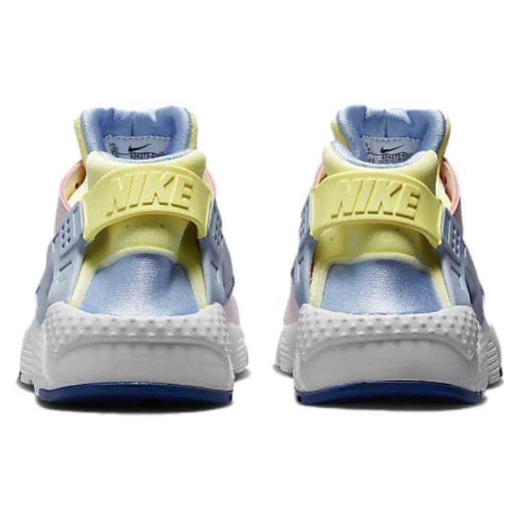 Nike Huarache Run GS Pearl Pink Cobalt Bliss Kids Sneakers Citron-Tint White 654275-609
