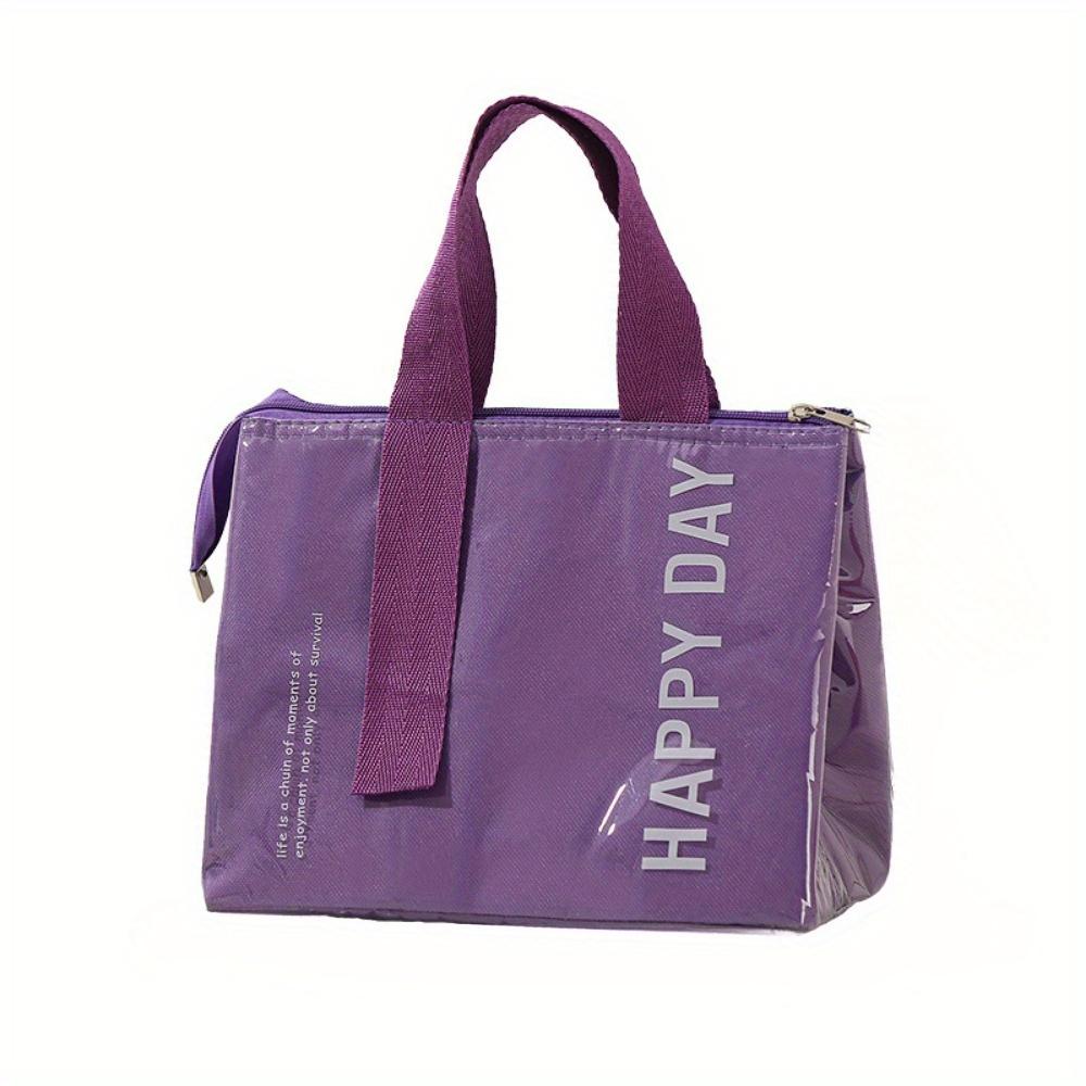 1 Dopamine Lunch Bag For Office Workers, Large Capacity Lunch Insulation Bag, Thick Aluminum Foil,outdoor Camping, Picnic Insulation Bag
