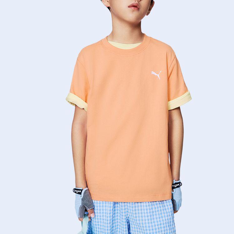 PUMA Kids T Shirts Crew Neck Thin 353226117205-00334