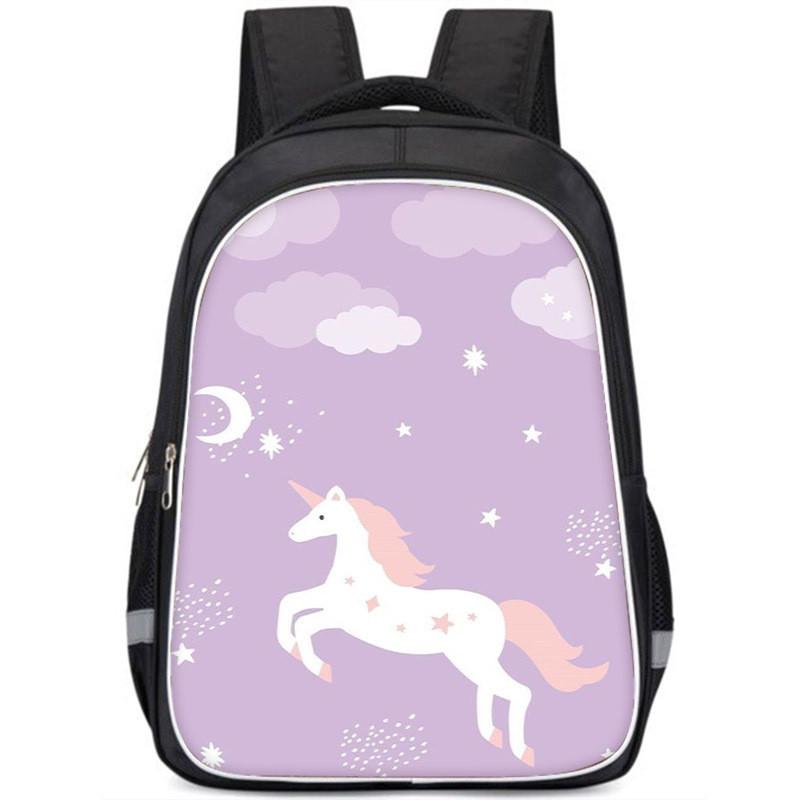 Unicorn Backpack For School Large Capacity Lightweight Design For Boys And Girls
