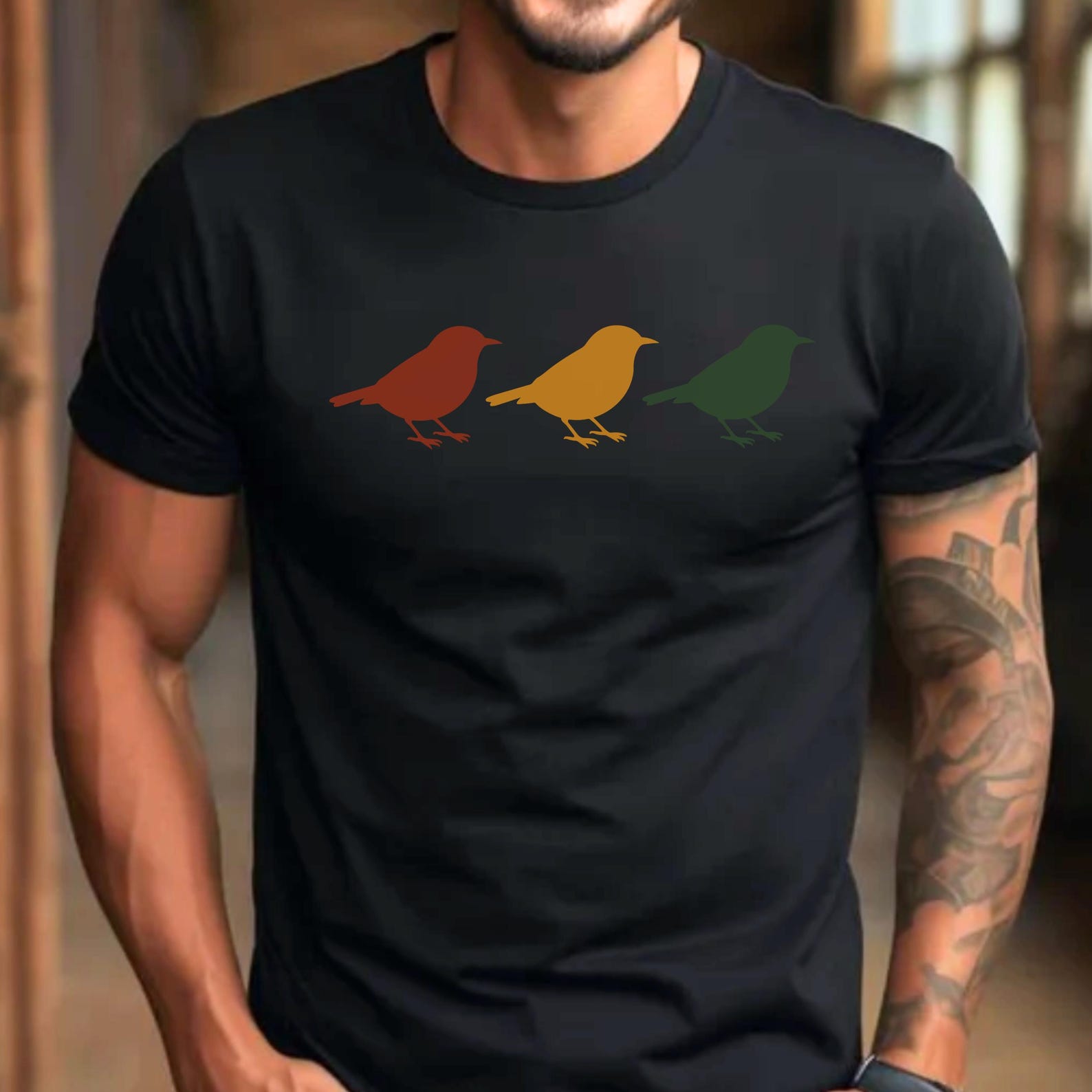 Reggae Music T-Shirt: 3 Little Birds, Marley Shirt, Rasta Shirt 2XL