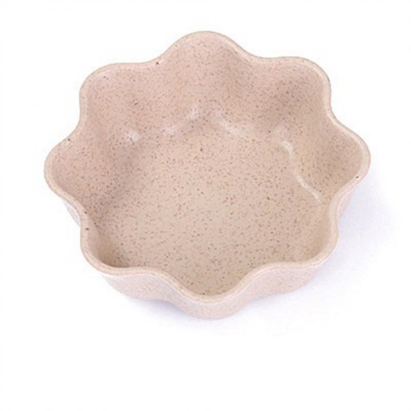 Dinnerware Mini Bowl Love Heart Shape Wheat Straw Bowls For Food Tableware Vinegar Seasoning Bowls Bargains Kitchen Supplies