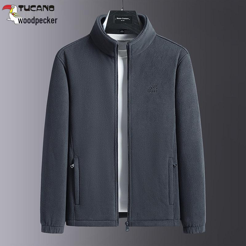 Woodpecker Men's Autumn/Winter Lambswool Fleece Jacket
